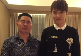 广州运达娱乐与明星合影